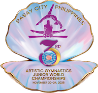Junior Artistic Gymnastics World Championships 2025 logo