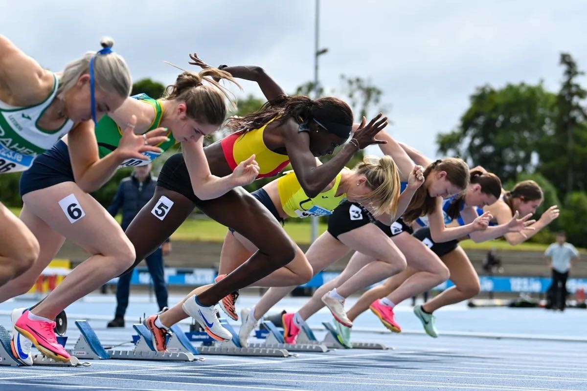 Irish Outdoor Athletics Championships 2025 poster