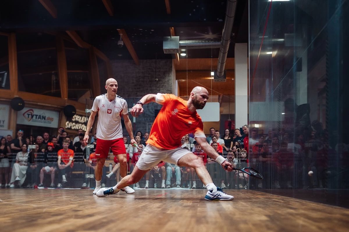 ESF European Team Division 1 & 2 Squash Championships 2026 poster