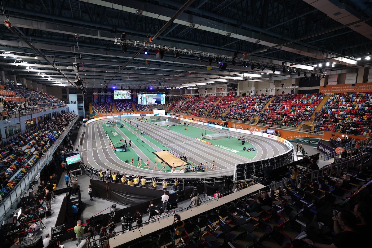 European Athletics Indoor Championships Apeldoorn 2025 poster